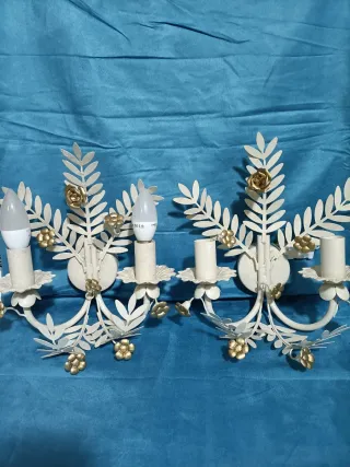 Conjunto de 2 apliques muy decorativos