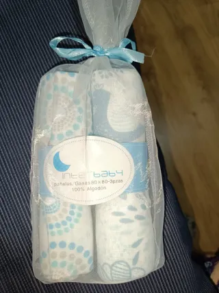 Lote 2 Muselinas Bebé 100% Algodón