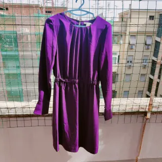 Vestito donna viola