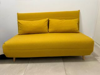 Sofá Cama Nio 2 Plazas Amarillo