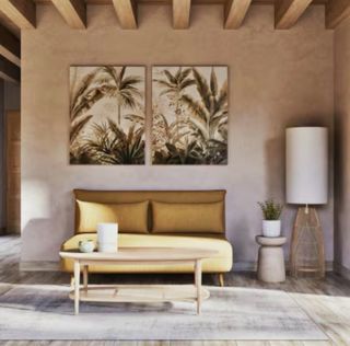 Sofá Cama Nio 2 Plazas Amarillo