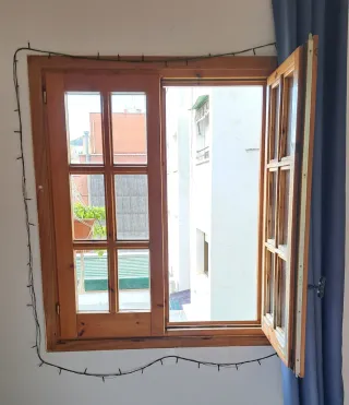 Ventana de madera rústica (91cm*110cm)