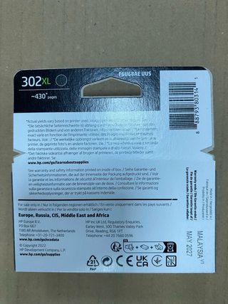 Cartucho HP 302XL Negro Original