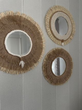 Set 3 Espejos Decorativos Redondos+REGALO