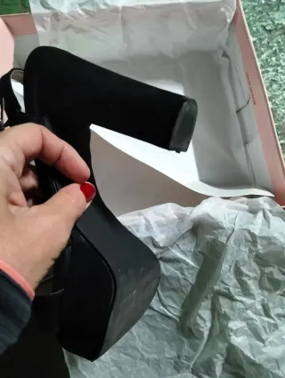 Sandalias tacón plataforma talla 36