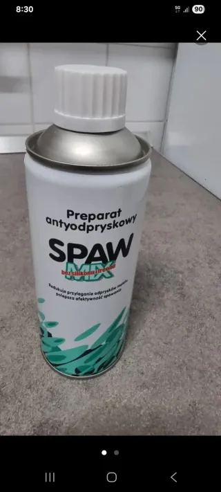 Spray anti-salpicaduras soldadura MIG SPAW 6 botes