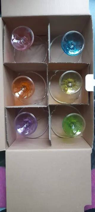 Set 6 Coppe dessert in Vetro