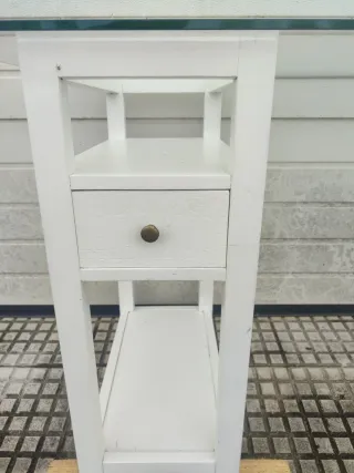 Escritorio Banak Cristal y Madera