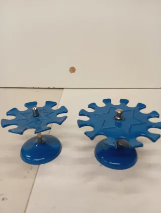 Set 2 Portatimbri Ufficio Blu