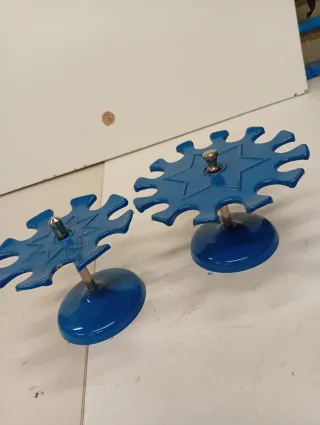 Set 2 Portatimbri Ufficio Blu