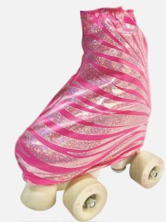 Fundas para patines rosas cebra