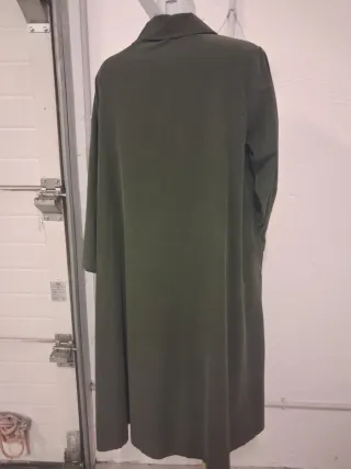 Maxi abito in velluto verde