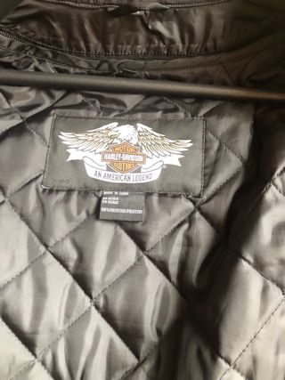Chaqueta Harley-Davidson Motera Negra Multicolor