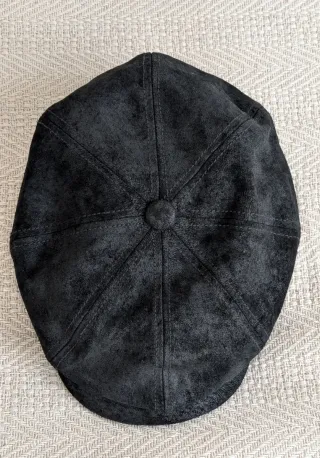 Gorra Stenson Hatteras Piel Negra