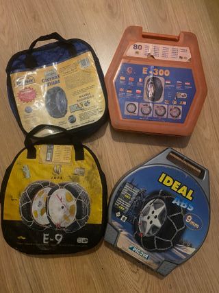 Cadenas Nieve Coche 4 Modelos  Ref. 60 70 80 +1