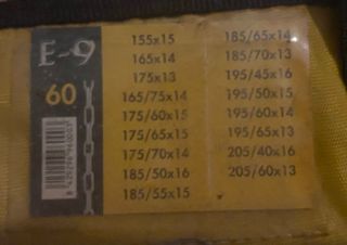 Cadenas Nieve Coche 4 Modelos  Ref. 60 70 80 +1