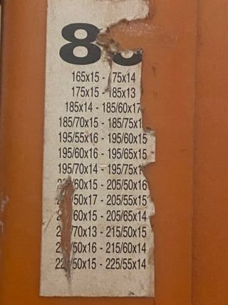 Cadenas Nieve Coche 4 Modelos  Ref. 60 70 80 +1