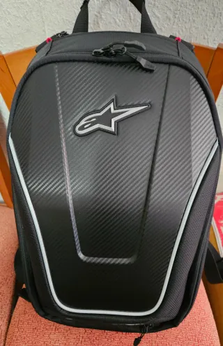 Mochila Alpinestars Negra y Plateada