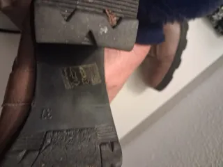 Stivali morbida pelle beige/marrone