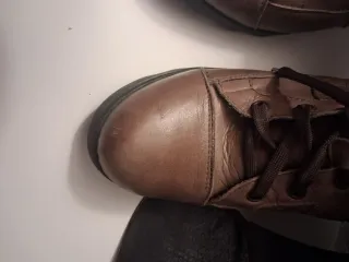 Stivali morbida pelle beige/marrone