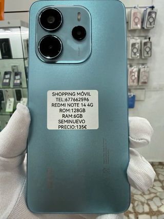 Xiaomi Redmi Note 14 4G 128GB/6GB RAM fattura garanzia