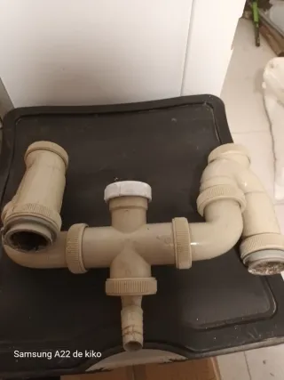 Tubería desagüe fregadero