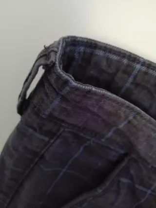 Pantalones de cuadros grises Talla 50