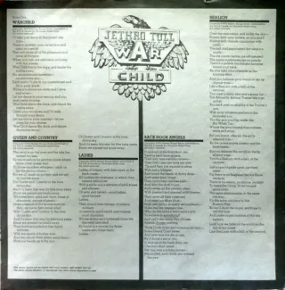 JETHRO TULL War Child