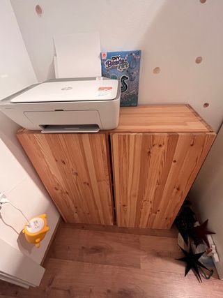 Mobile Ivar Ikea in legno naturale