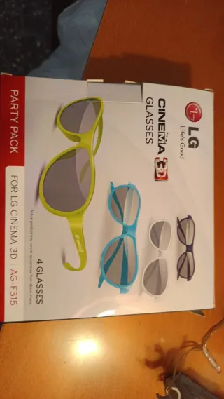 Gafas LG Cinema 3D (4 unidades)
