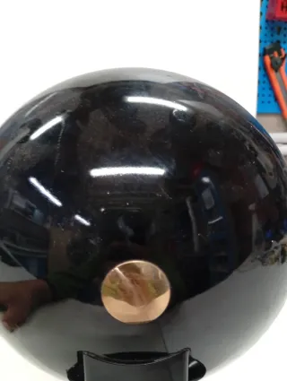 Lampada da muro metallo nero e oro