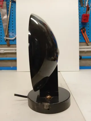 Lampada da muro metallo nero e oro