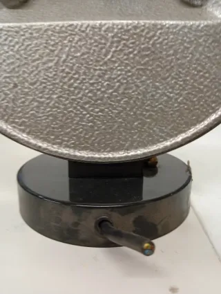 Lampada da muro metallo nero e oro