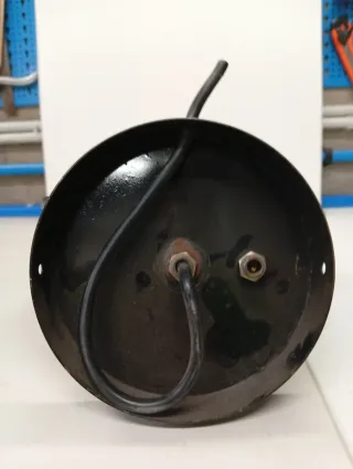 Lampada da muro metallo nero e oro