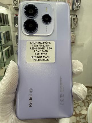 Xiaomi Redmi Note 14 5G 256GB/8GB RAM fattura garanzia