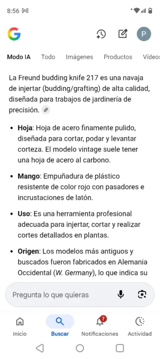 Navaja Freundel 217 Antigua