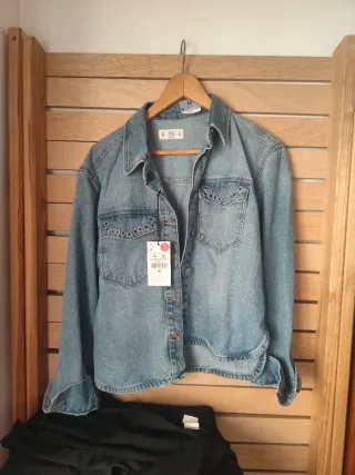 Chaqueta vaquera Zara Talla M