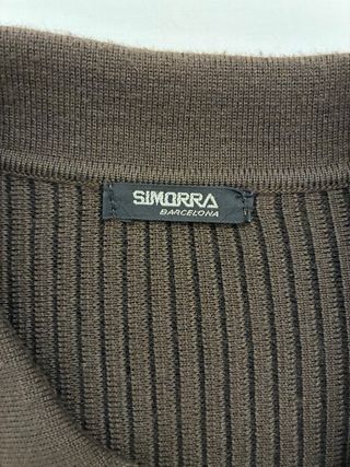 Chaqueta SIMORRA marrón de punto