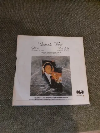 Raro Vinile Umberto Tozzi Gloria