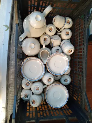 Servizio da caffè in porcellana