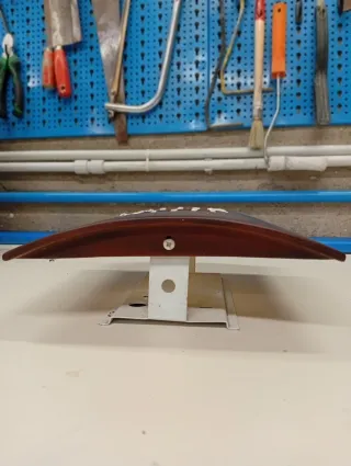 Paralume per plafoniera marrone/trasparente