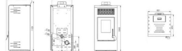 Estufa de Pellets Alfa 12   11KW- Nueva  MAD67080