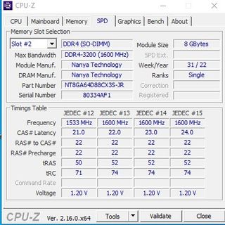 Memorias RAM DDR4 SODIMM Portátil 8GB