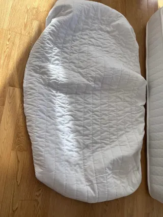 Chichoneras, edredón y sábana cuna