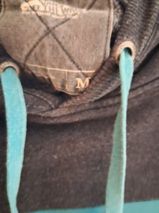 Sudadera Vans Gris y Turquesa