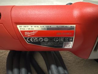 Radial Milwaukee AGV 12-125 X