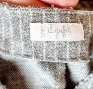 Completo set cerimonia Il Gufo La Bèbè 3 mesi