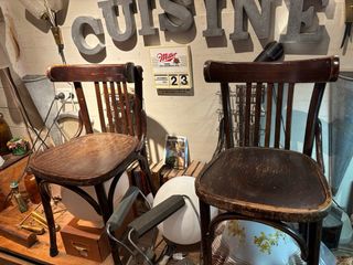 Restanti 4 sedie in legno stile Thonet