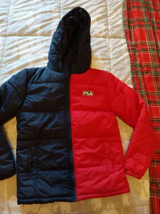 Giubbotto Fila bicolore rosso/blu