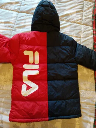 Giubbotto Fila bicolore rosso/blu